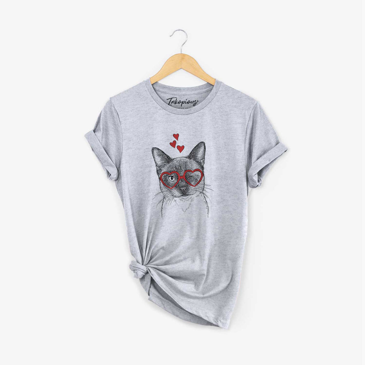 Valentine Hoggle the Siamese Cat - Unisex Crewneck
