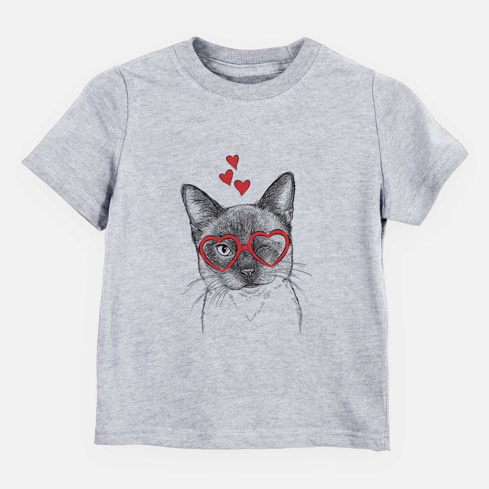 Valentine Hoggle the Siamese Cat - Kids/Youth/Toddler Shirt