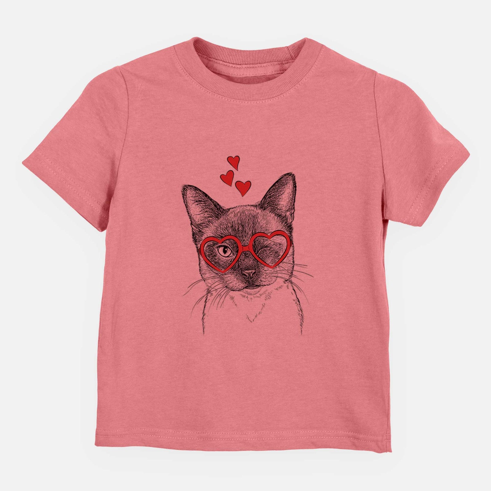Valentine Hoggle the Siamese Cat - Kids/Youth/Toddler Shirt
