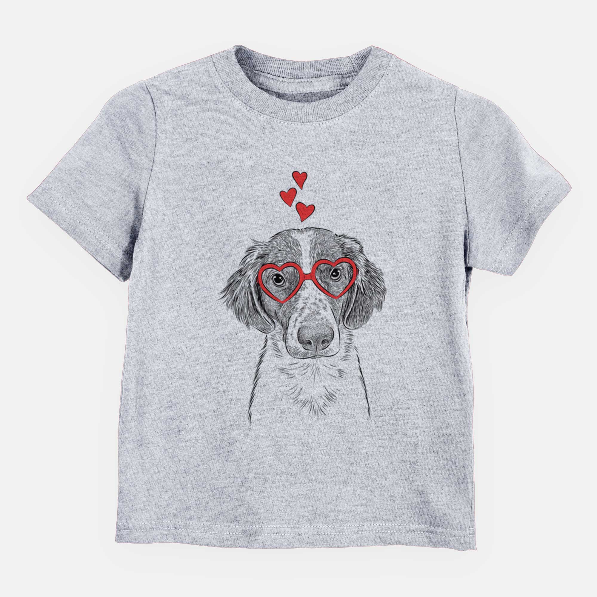 Valentine Holly the Brittany Spaniel - Kids/Youth/Toddler Shirt