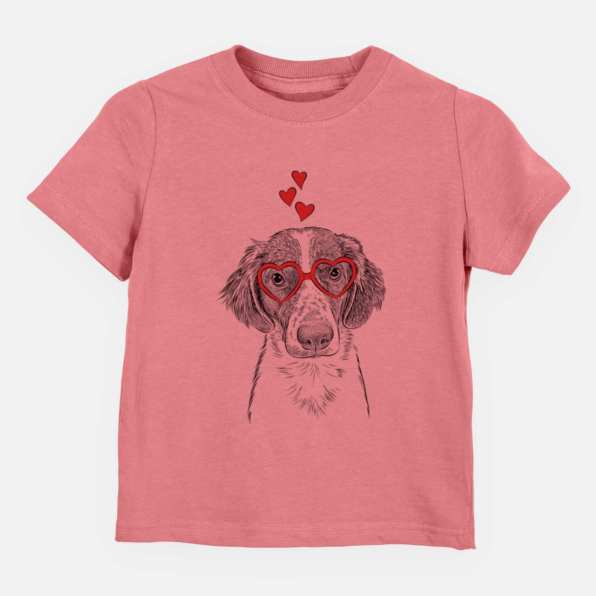 Valentine Holly the Brittany Spaniel - Kids/Youth/Toddler Shirt
