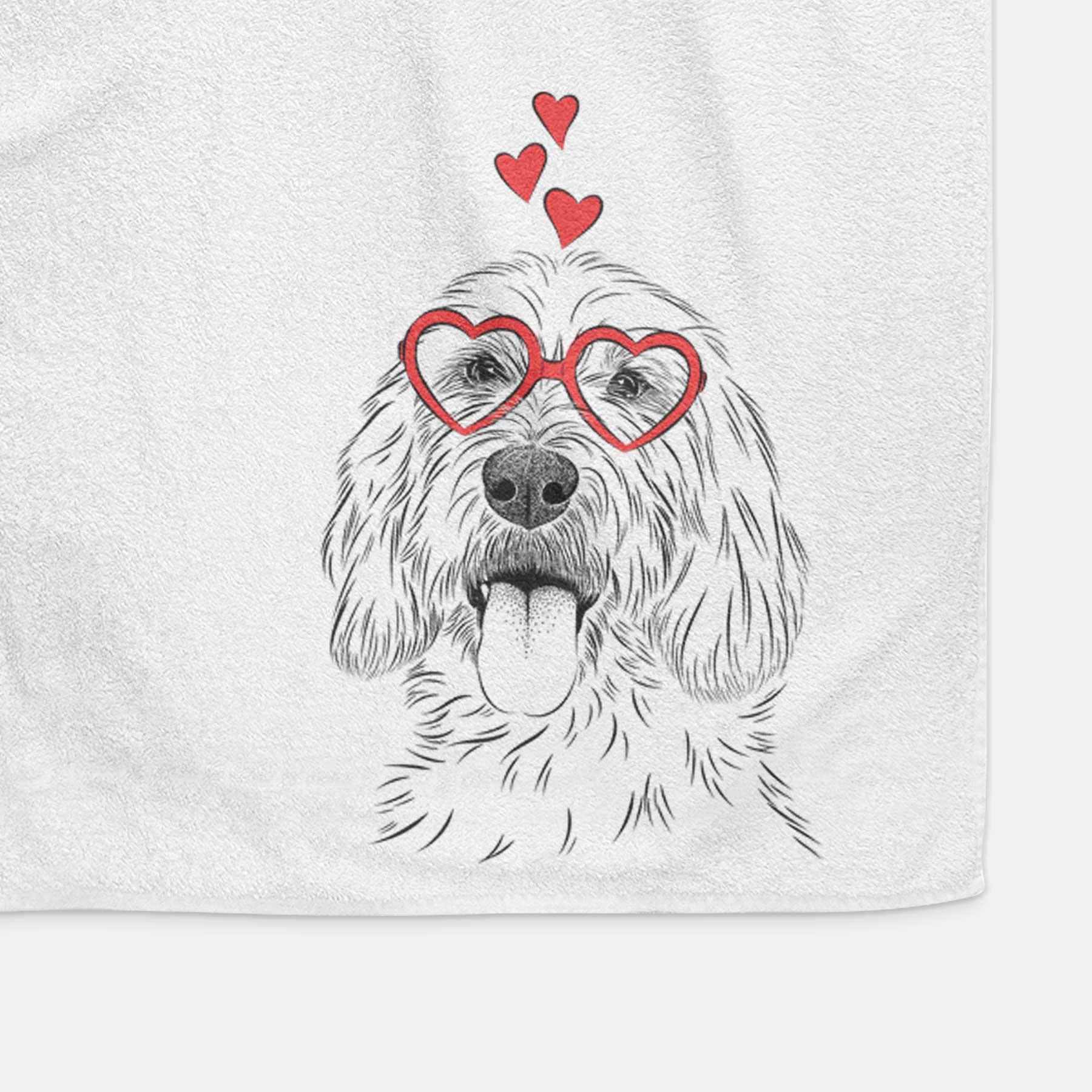 Homer the Grand Basset Griffon Vendeen Decorative Hand Towel