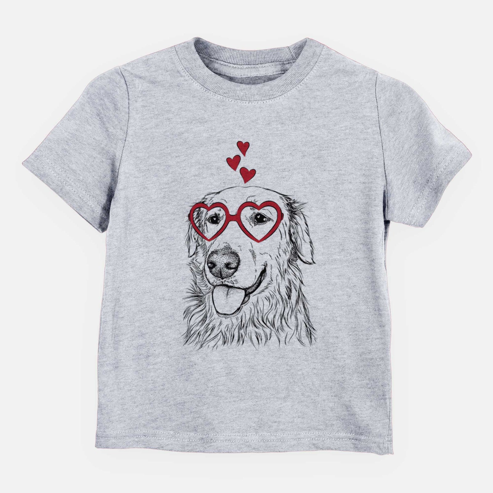 Valentine Hopper the Golden Retriever - Kids/Youth/Toddler Shirt