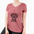 Valentine Hudson the German Shorthaired Pointer - Women's V-neck Shirt