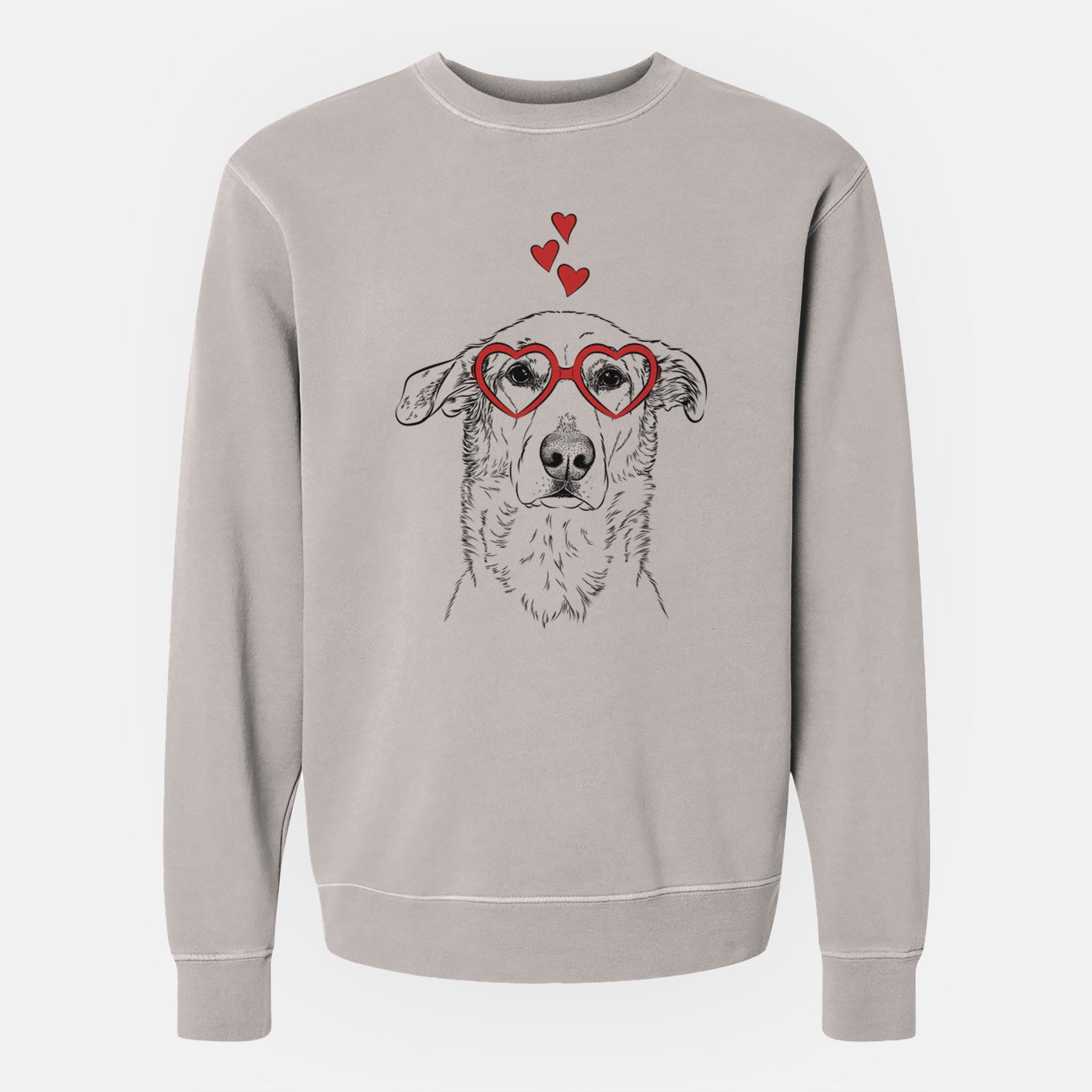 Valentine Hurricane the Chinook - Unisex Pigment Dyed Crew Sweatshirt