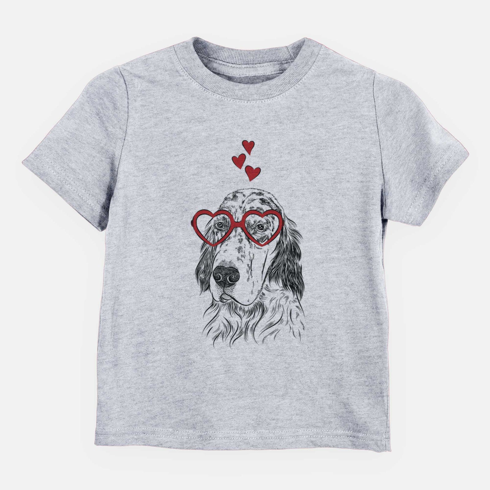 Valentine Hutch the English Setter - Kids/Youth/Toddler Shirt