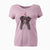 Valentine Indi the Border Collie - Women's V-neck Shirt