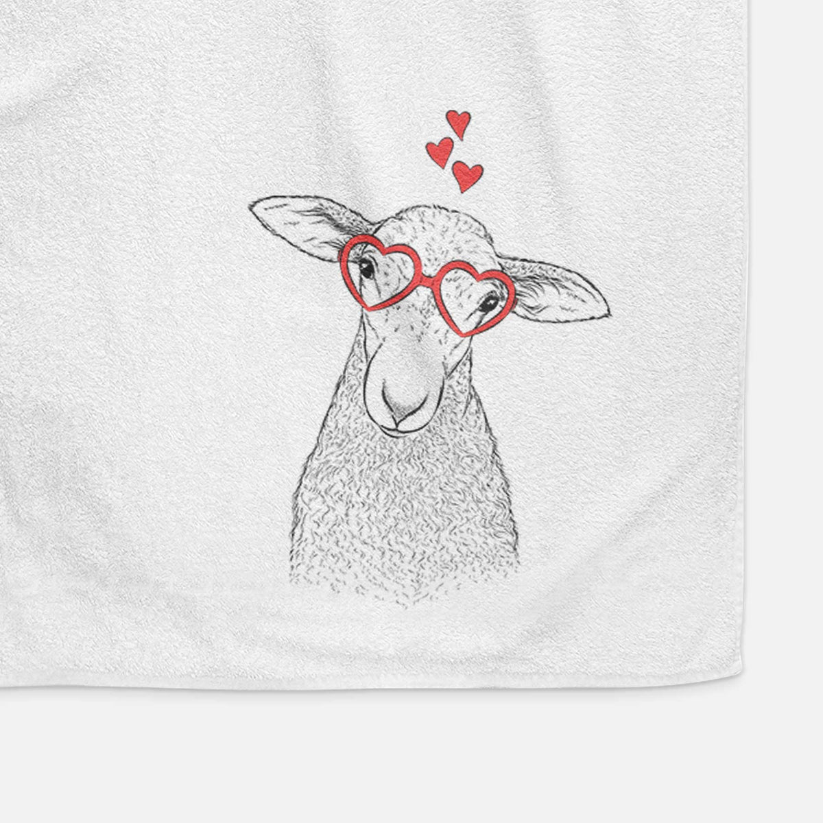 Ivy the Lamb Decorative Hand Towel