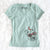 Valentine Ivy the Pitbull Mix - Women's Perfect V-neck Shirt