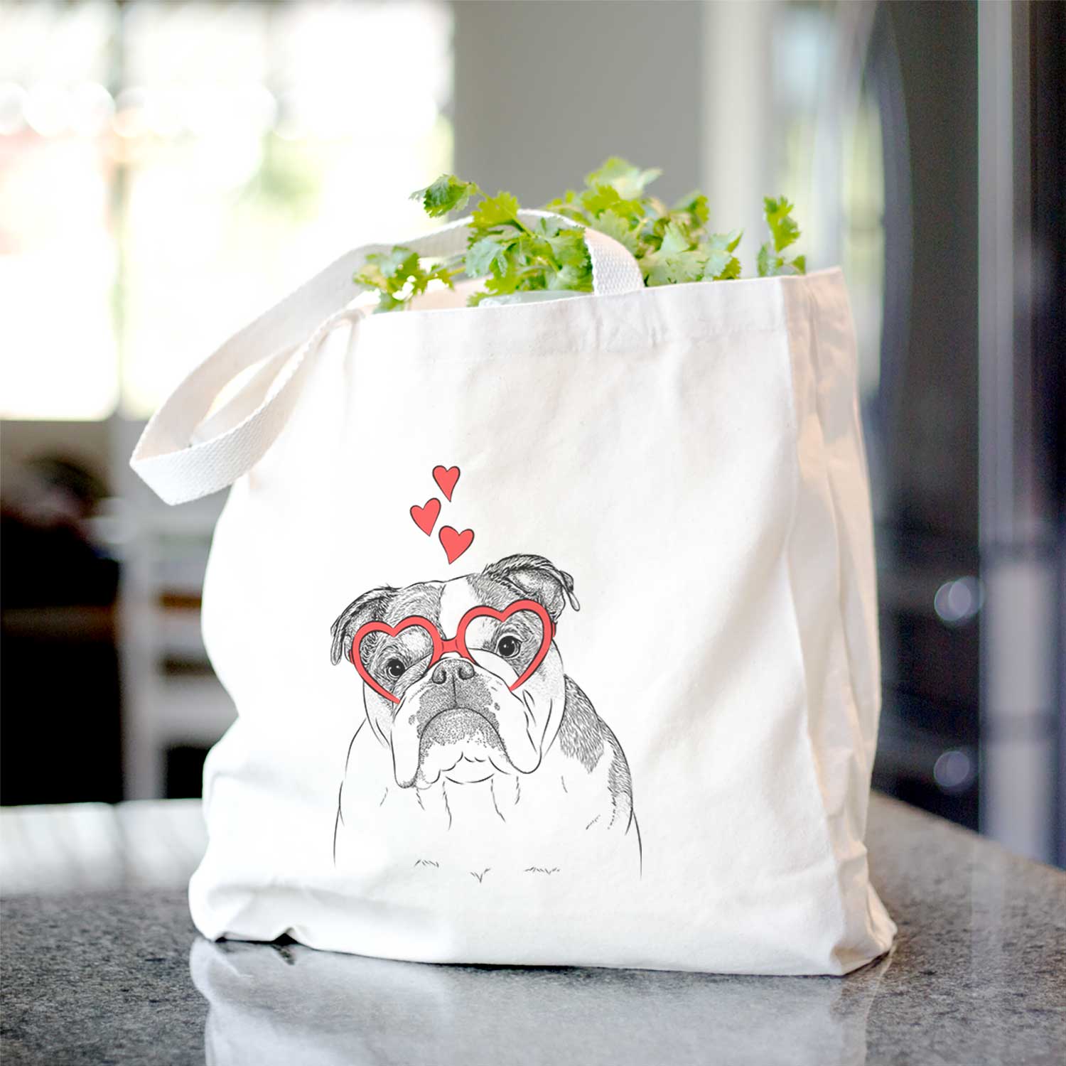 Jack the English Bulldog - Tote Bag