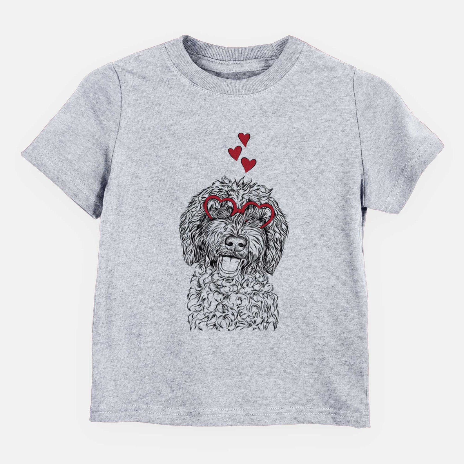 Valentine Jack the Chocolate Labradoodle - Kids/Youth/Toddler Shirt