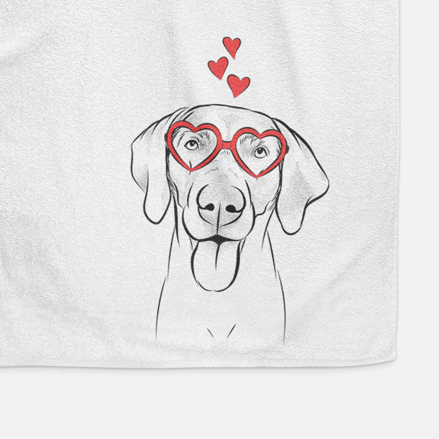 Jackson the Weimaraner Decorative Hand Towel