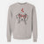 Valentine Jake the Beagle - Unisex Pigment Dyed Crew Sweatshirt