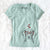 Valentine Jake the Beagle - Women's V-neck Shirt