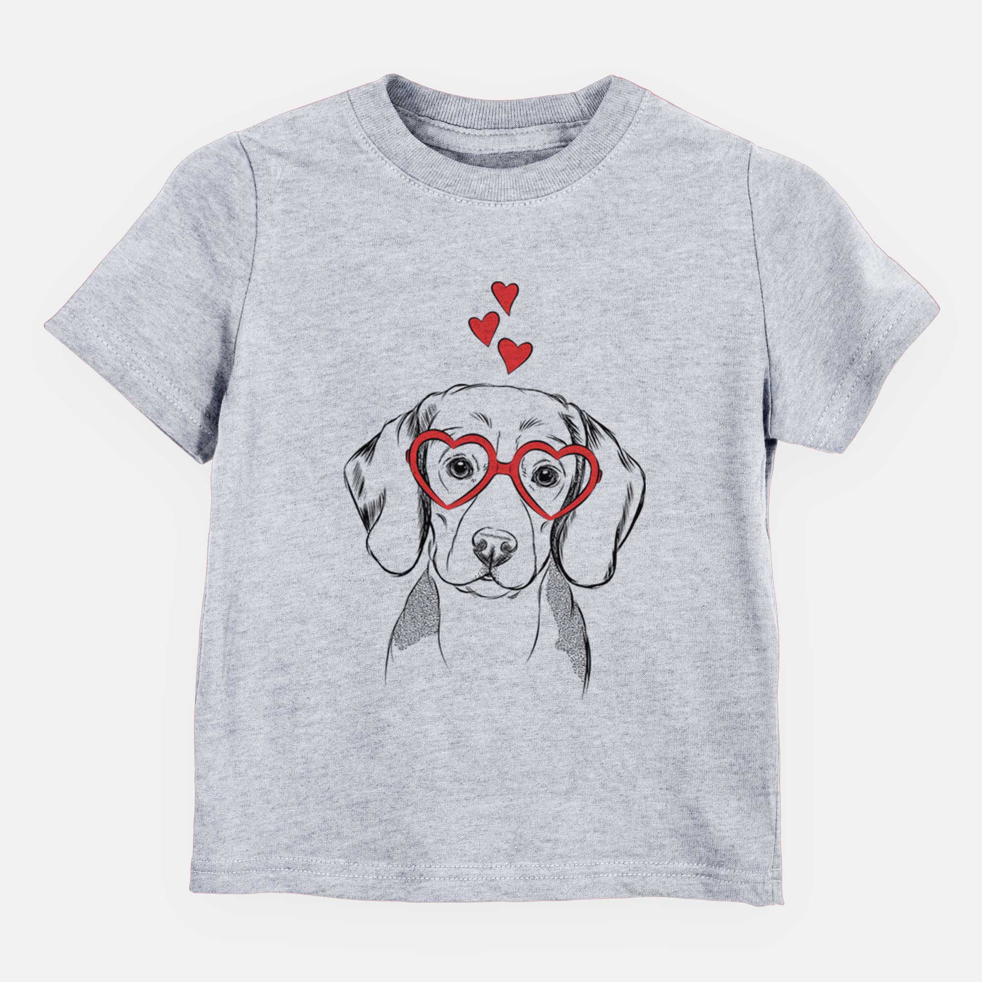 Valentine Jake the Beagle - Kids/Youth/Toddler Shirt