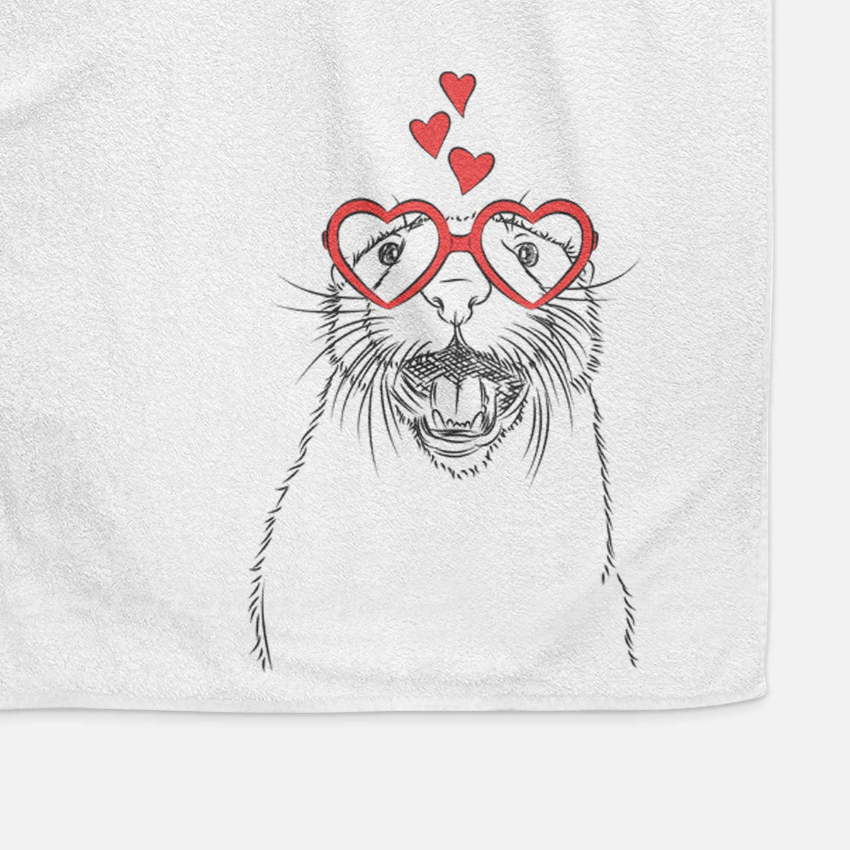 Jasper the River Otter Decorative Hand Towel