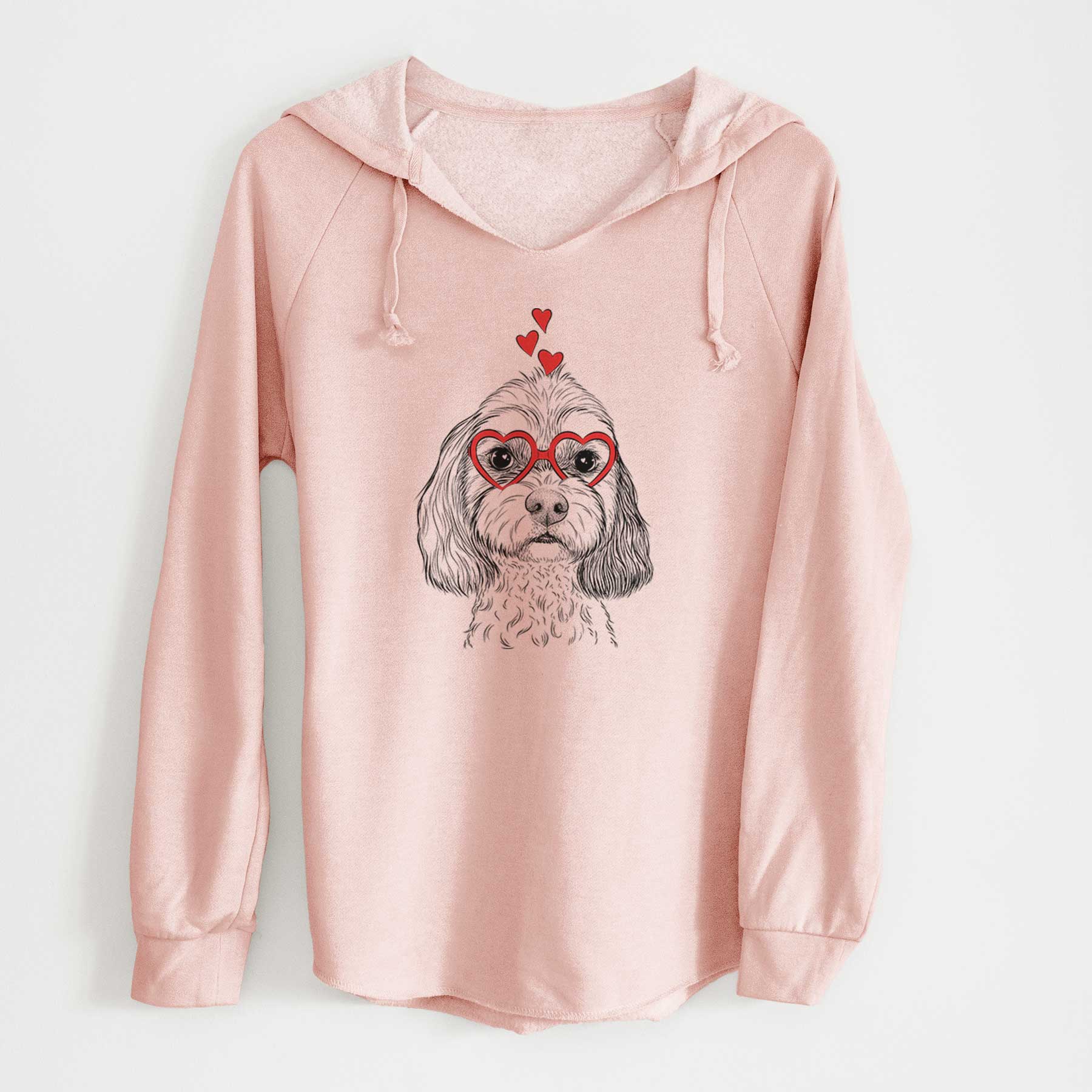 Valentine Jasper Diggins the Cavapoo - Cali Wave Hooded Sweatshirt