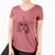 Valentine Jasper Diggins the Cavapoo - Women's V-neck Shirt