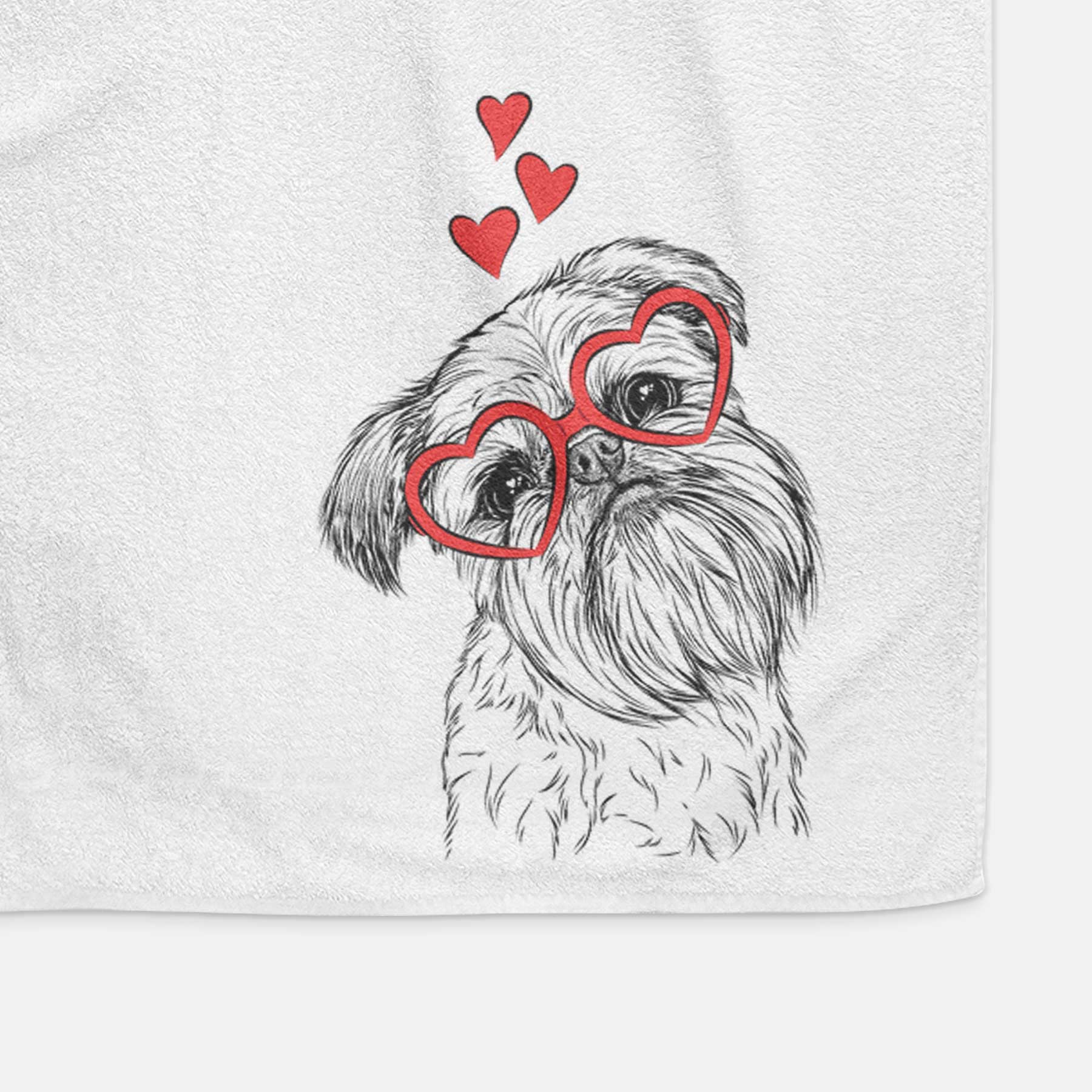 Jasper Joe the Brussels Griffon Decorative Hand Towel