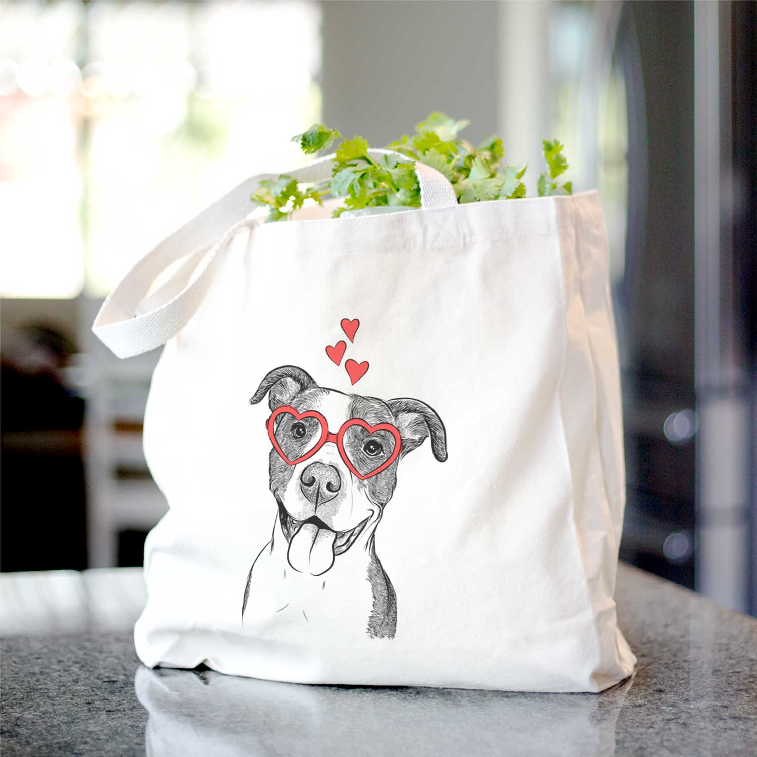 Jax the American Pitbull Terrier Mix - Tote Bag