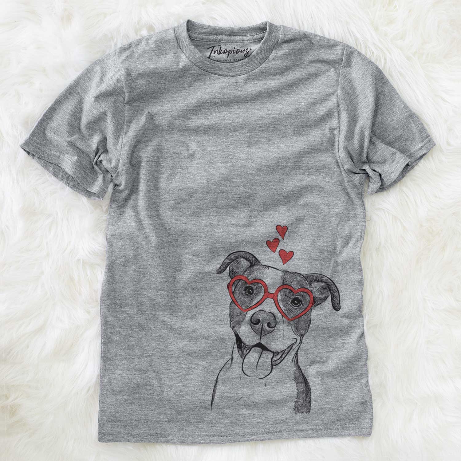 Valentine Jax the American Pitbull Terrier Mix - Unisex Crewneck