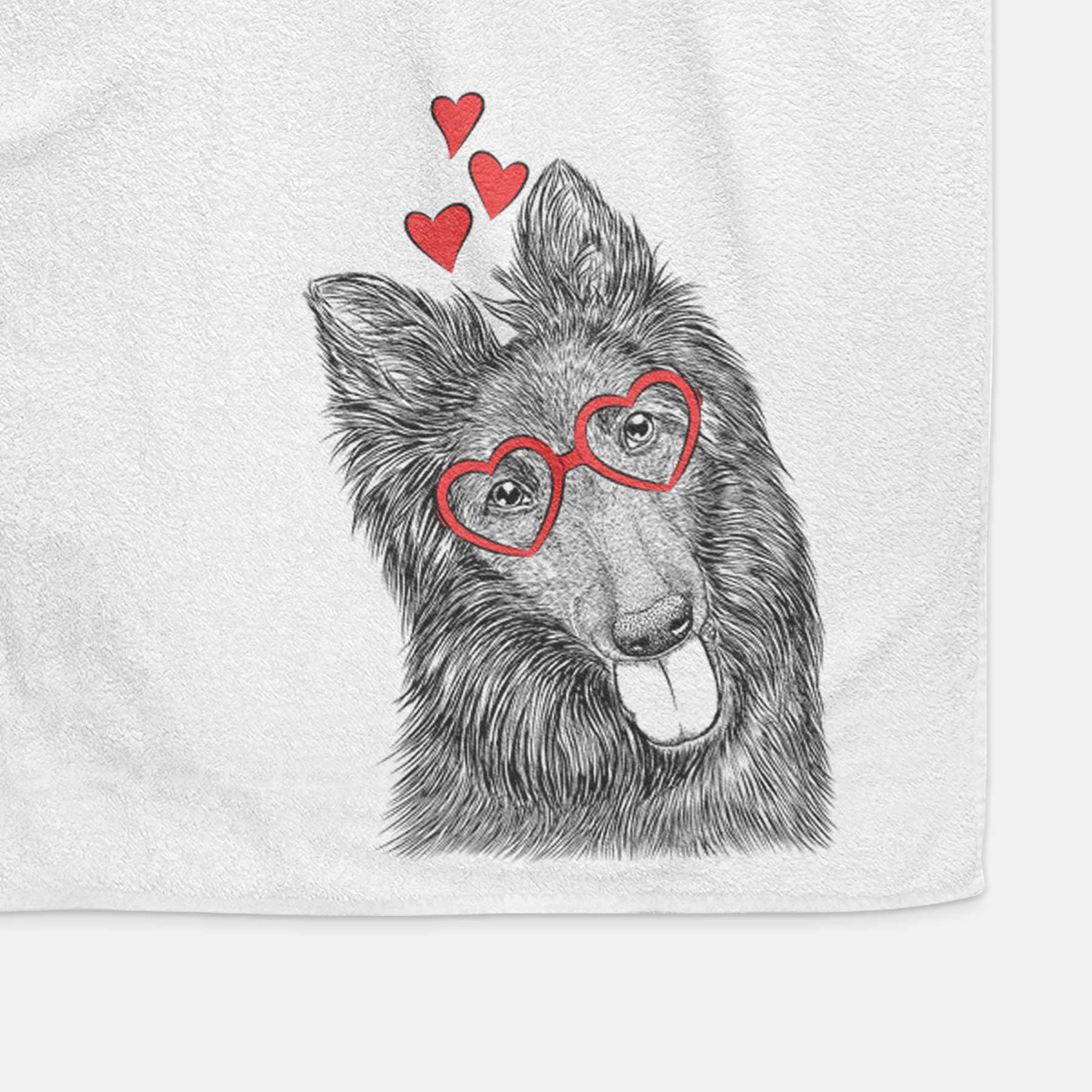 Jaxx the Belgian Tervuren Decorative Hand Towel