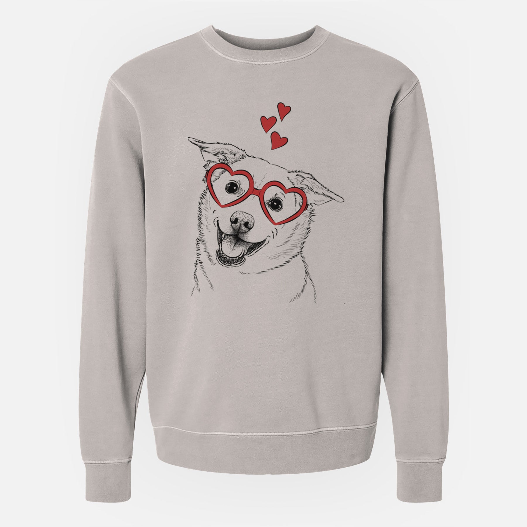 Valentine Jazz the Lab Mix - Unisex Pigment Dyed Crew Sweatshirt