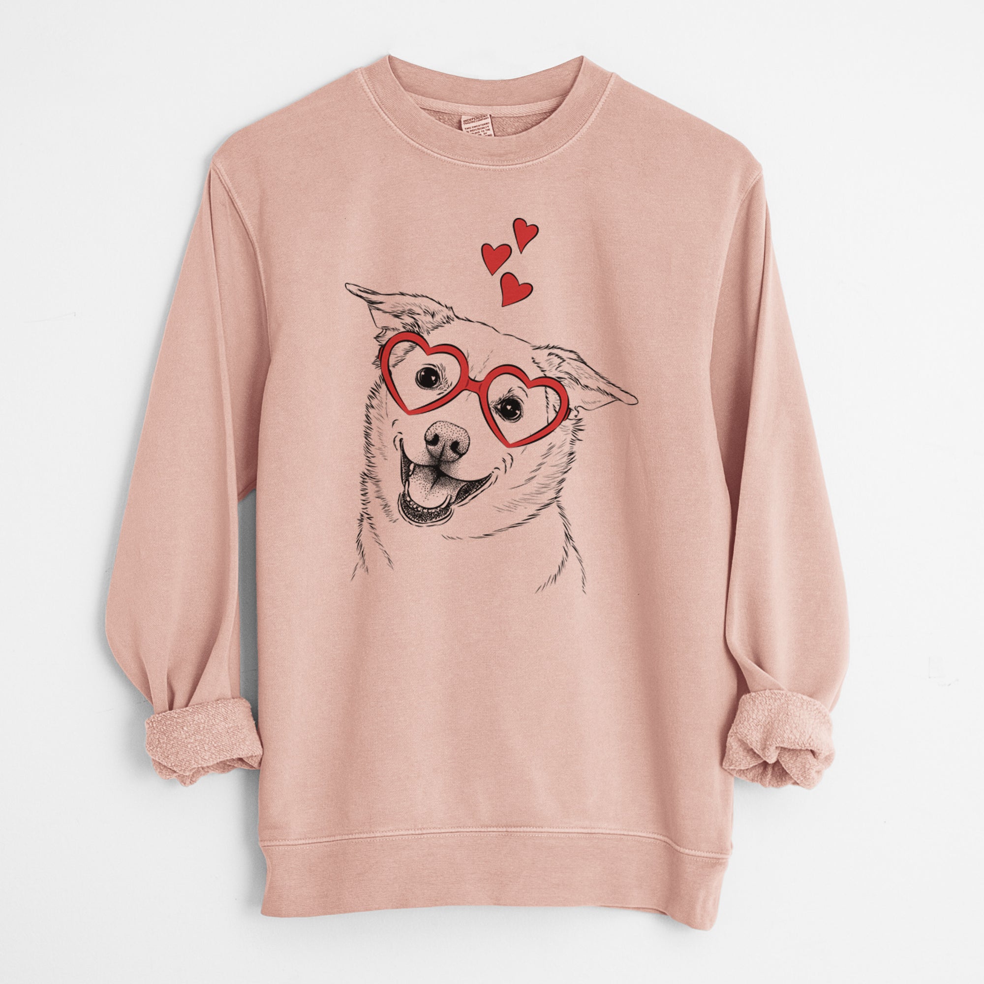 Valentine Jazz the Lab Mix - Unisex Pigment Dyed Crew Sweatshirt