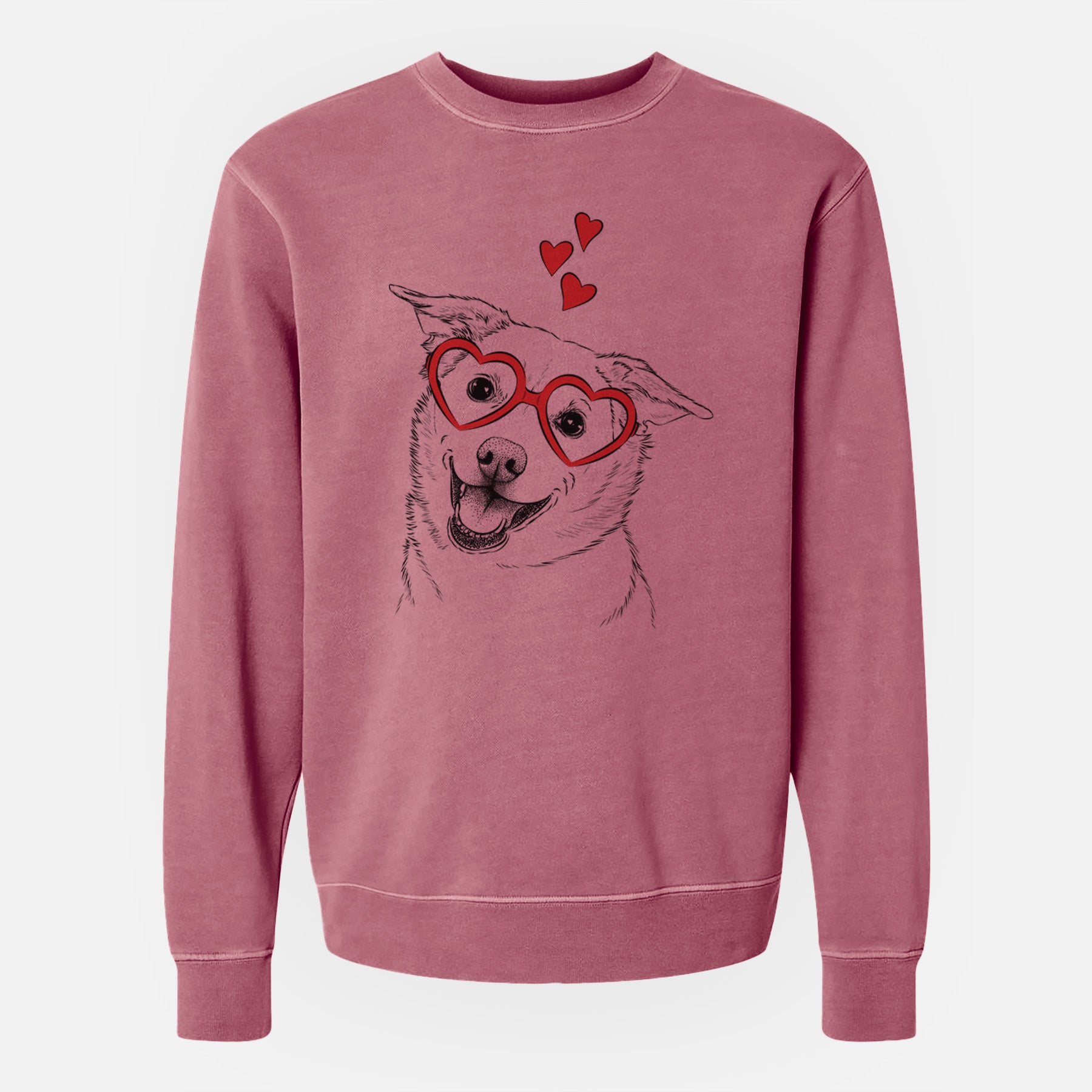 Valentine Jazz the Lab Mix - Unisex Pigment Dyed Crew Sweatshirt