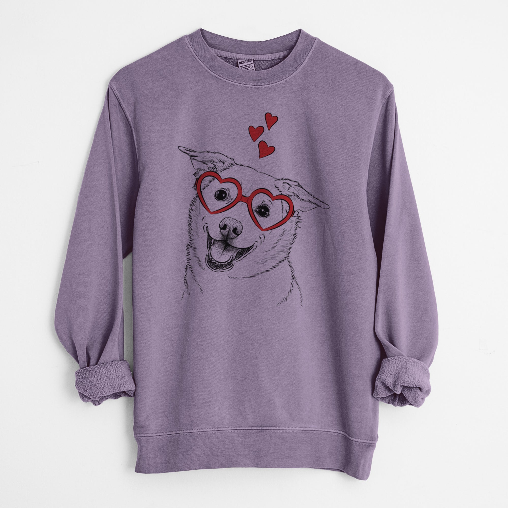 Valentine Jazz the Lab Mix - Unisex Pigment Dyed Crew Sweatshirt