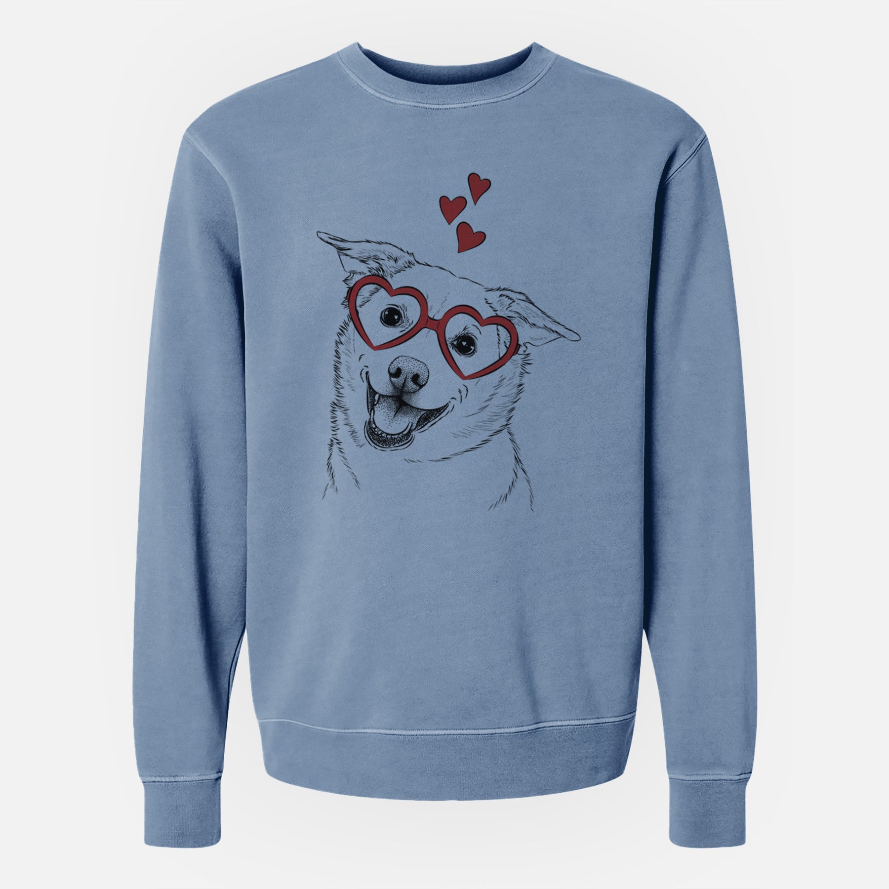 Valentine Jazz the Lab Mix - Unisex Pigment Dyed Crew Sweatshirt