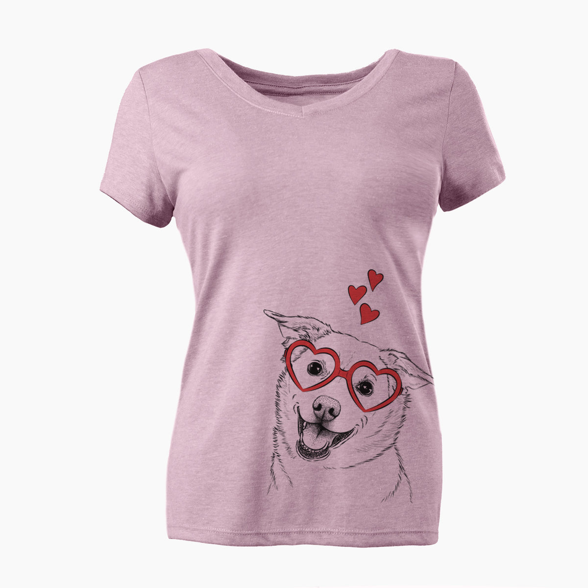 Valentine Jazz the Lab Mix - Women's Perfect V-neck Shirt