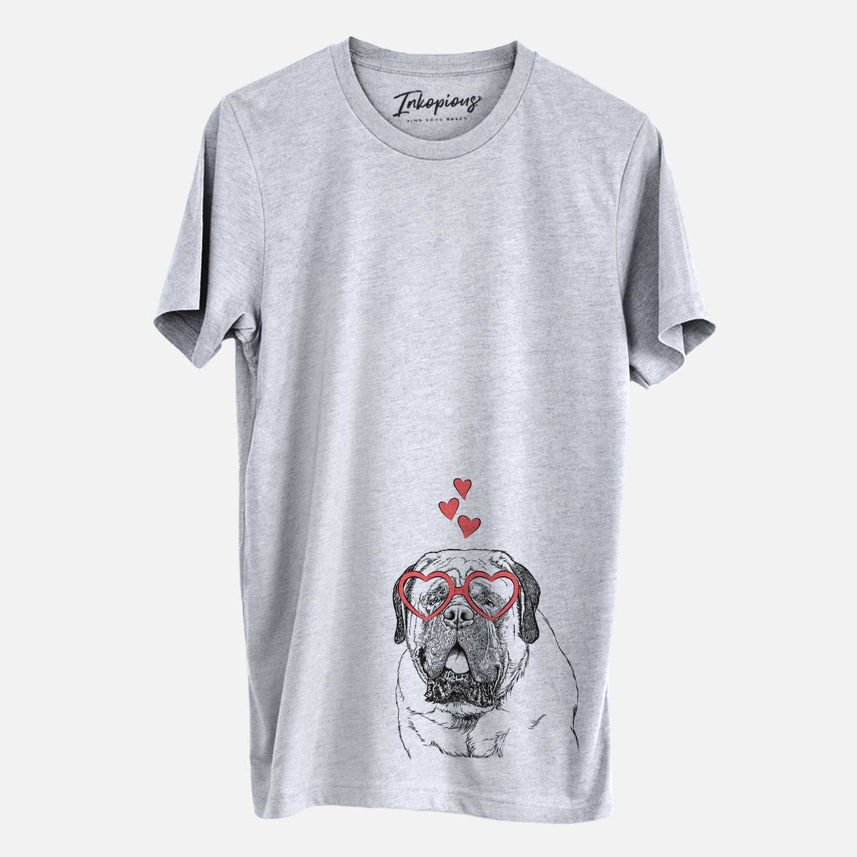 Valentine Jed the English Mastiff - Unisex Crewneck