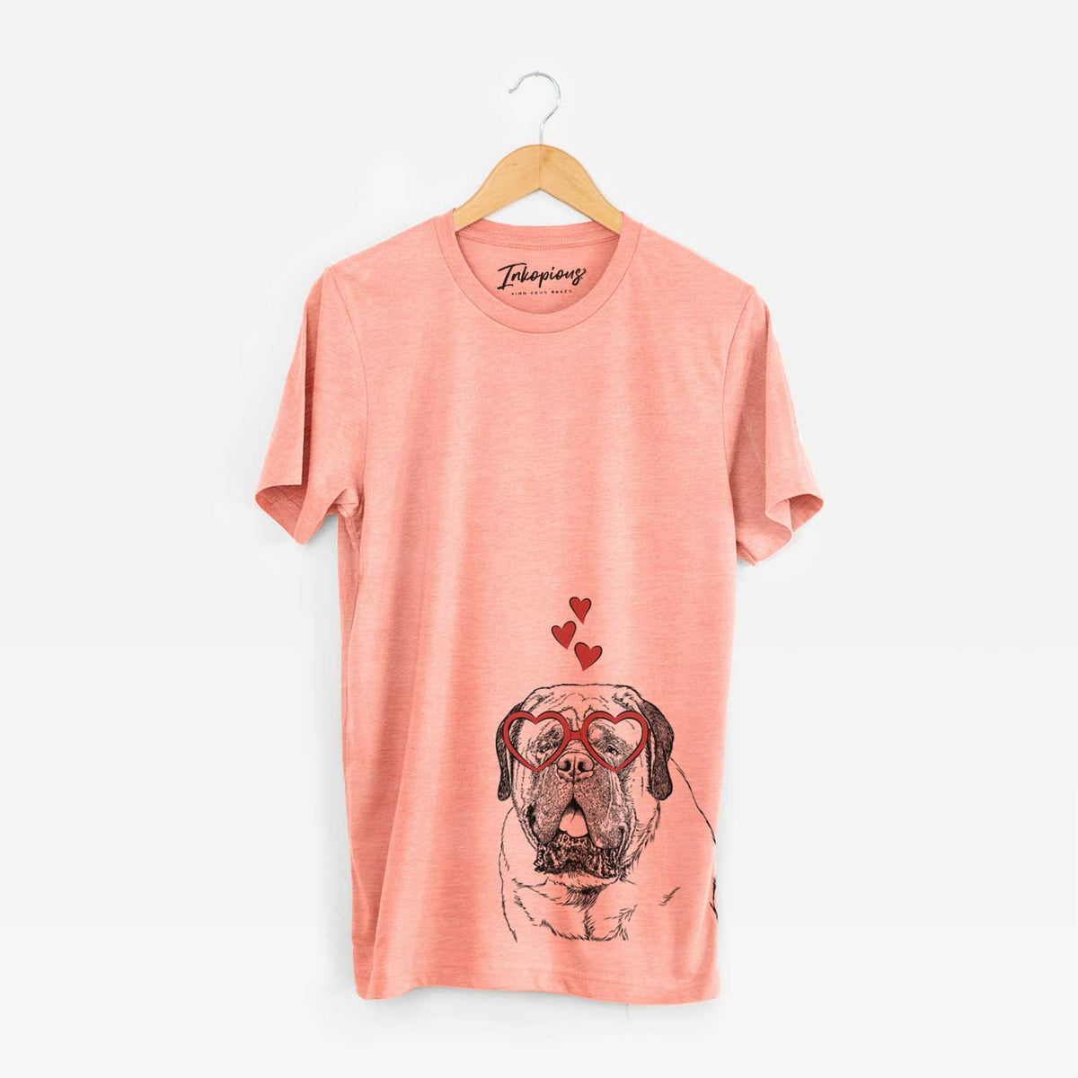 Valentine Jed the English Mastiff - Unisex Crewneck