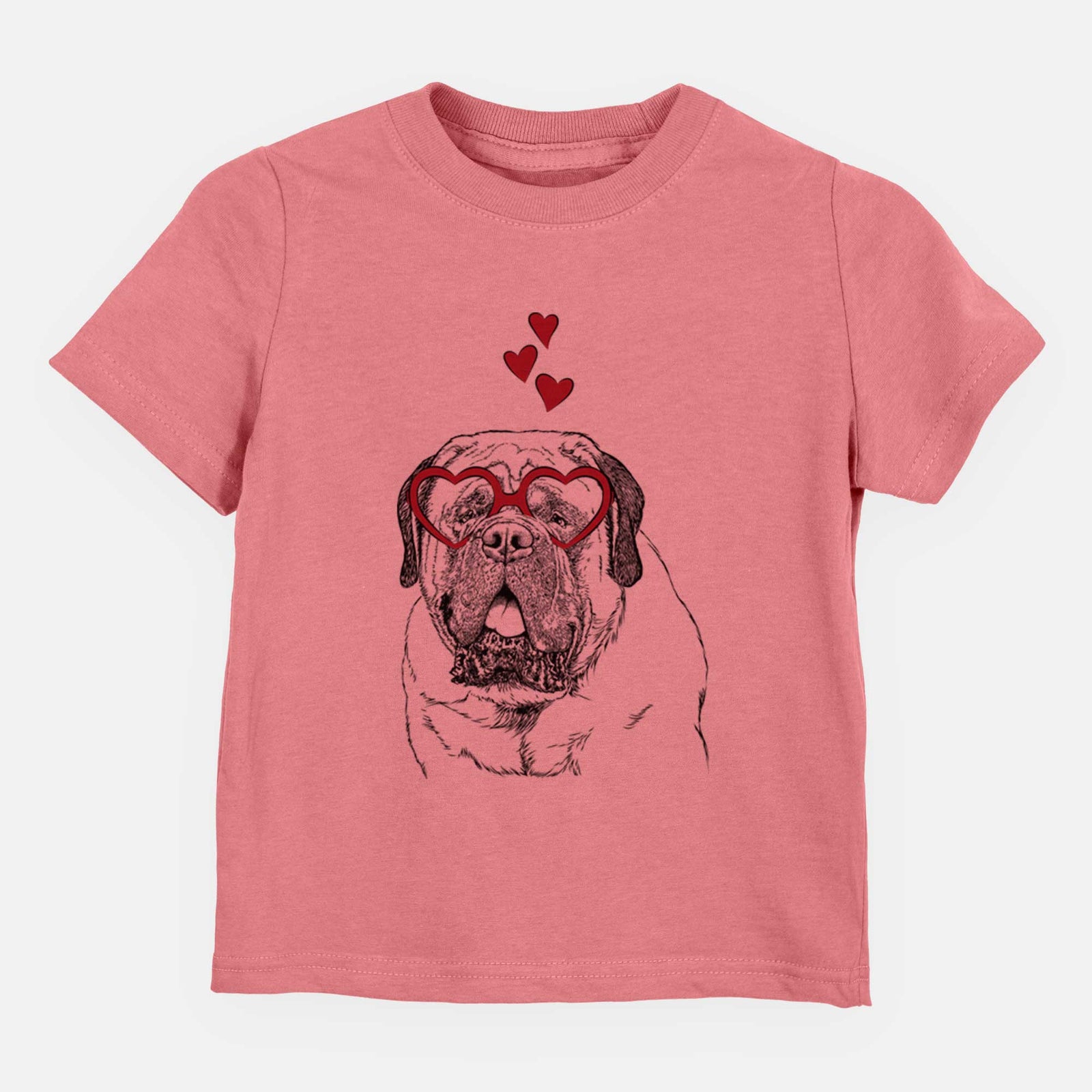 Valentine Jed the English Mastiff - Kids/Youth/Toddler Shirt