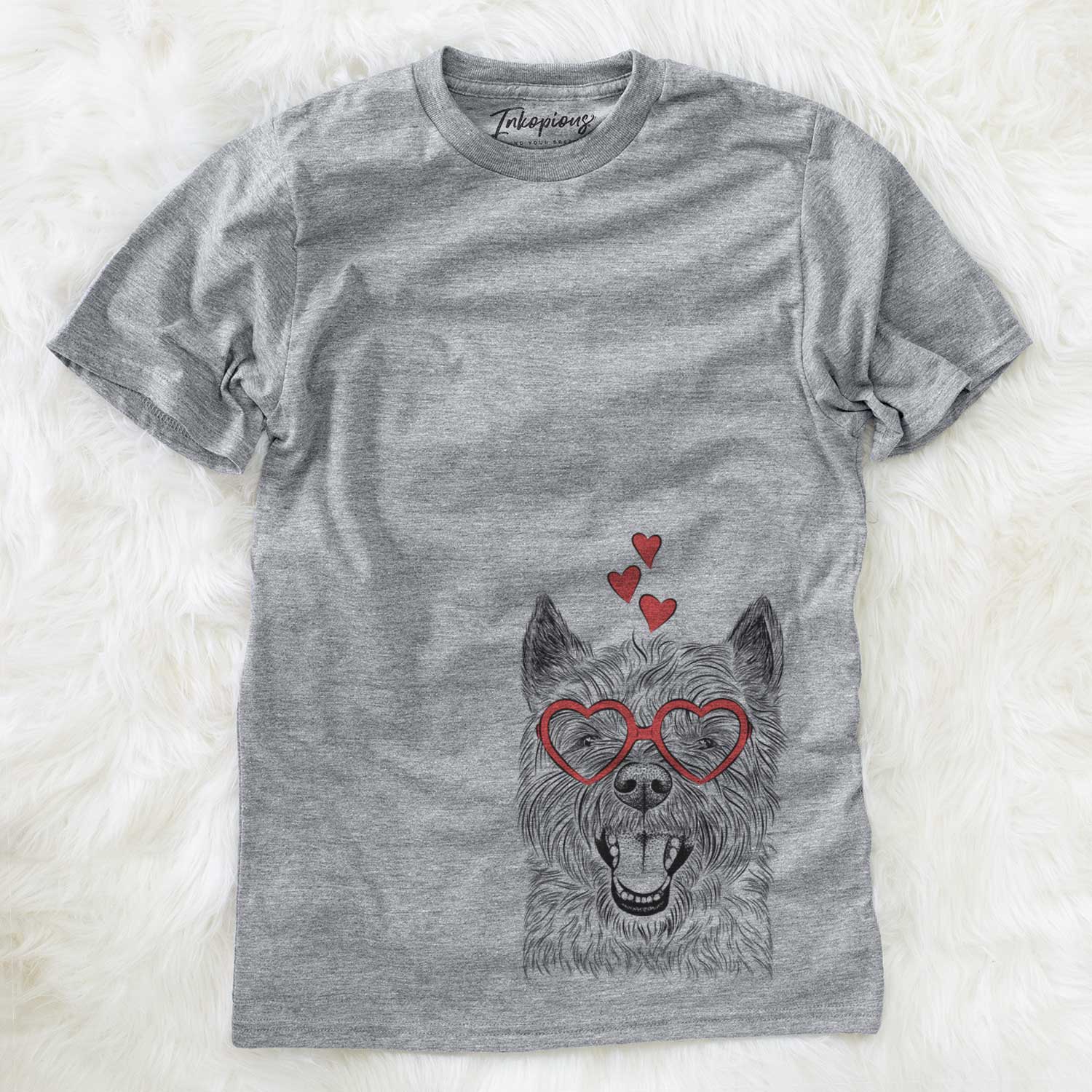 Valentine Jeff the Cairn Terrier - Unisex Crewneck