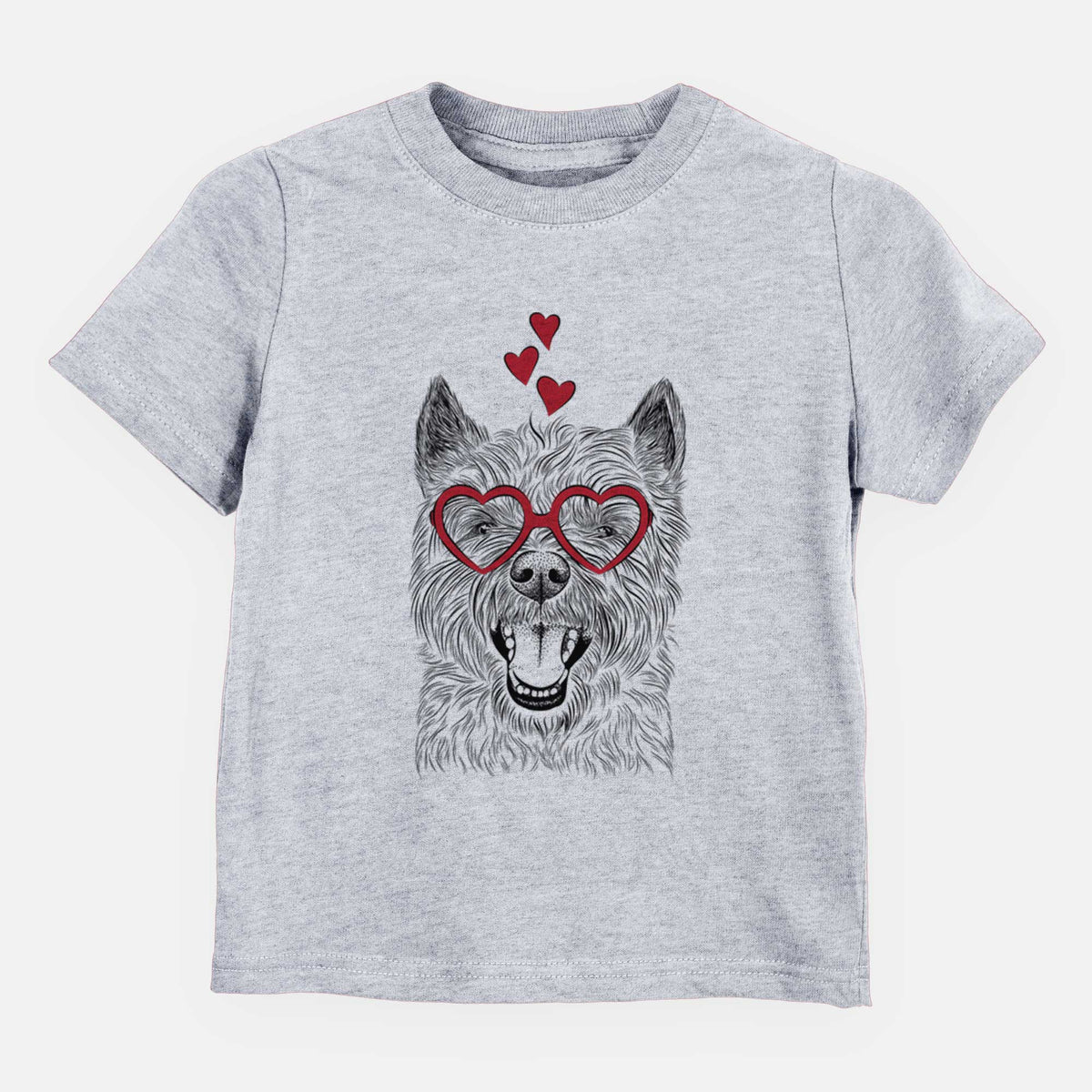 Valentine Jeff the Cairn Terrier - Kids/Youth/Toddler Shirt