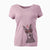 Valentine Jenna the Doberman Pinscher - Women's V-neck Shirt