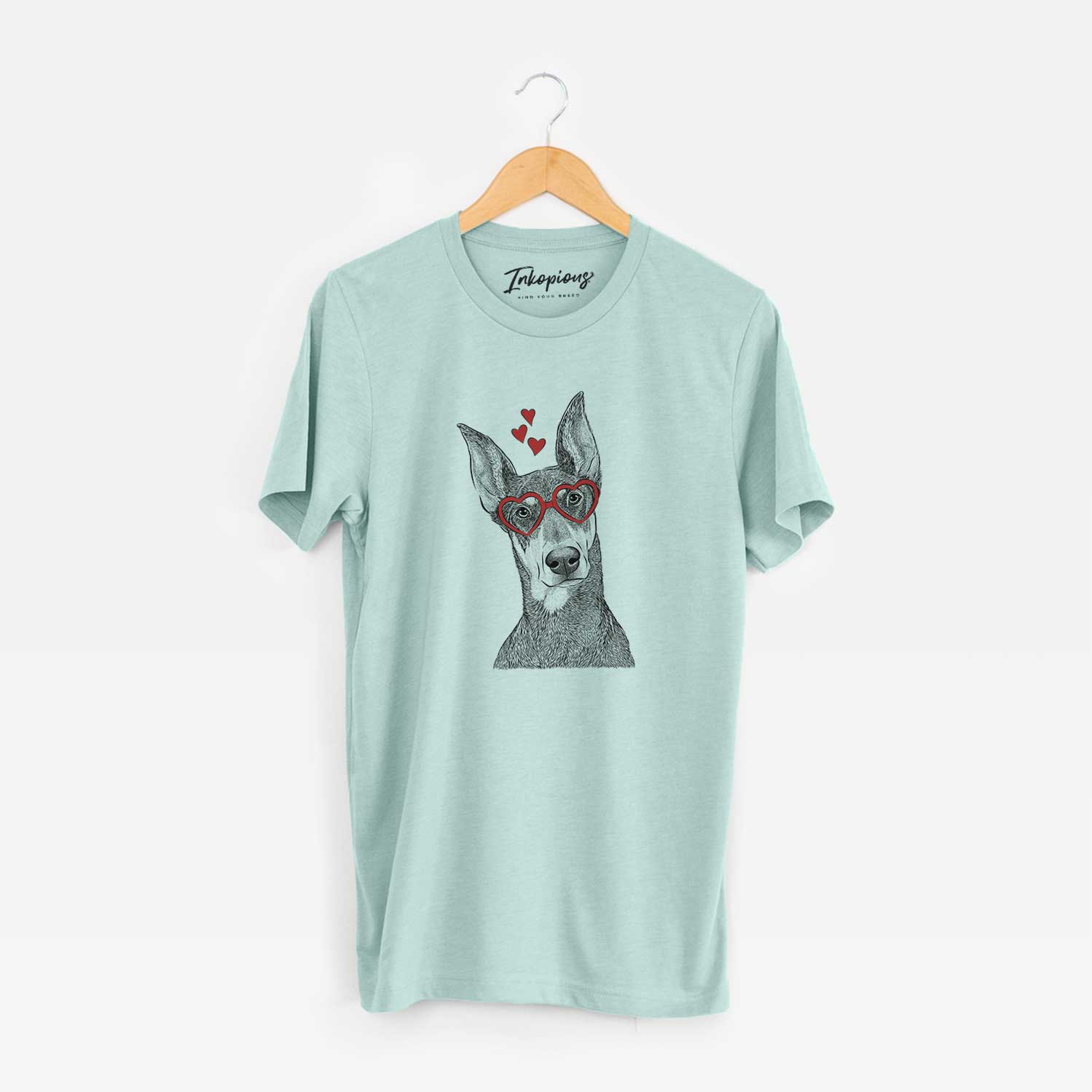 Valentine Jenna the Doberman Pinscher - Unisex Crewneck