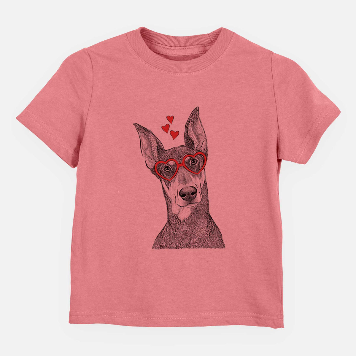 Valentine Jenna the Doberman Pinscher - Kids/Youth/Toddler Shirt