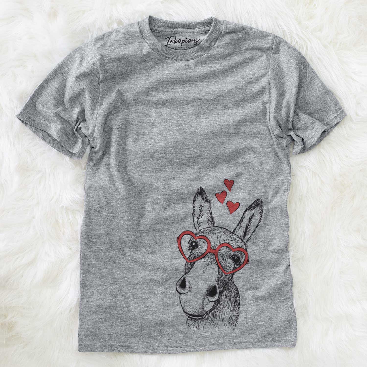 Valentine Jenny the Donkey - Unisex Crewneck