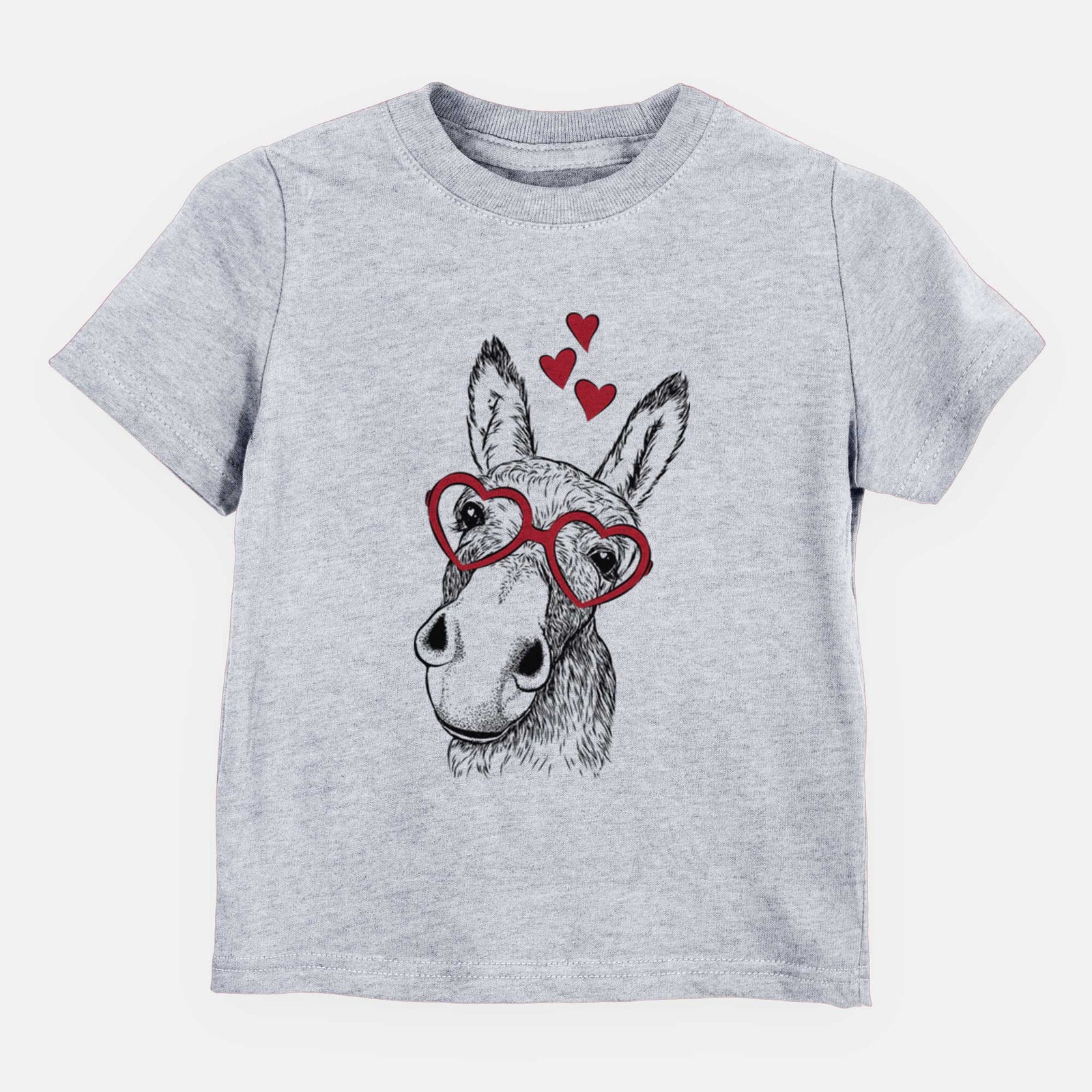 Valentine Jenny the Donkey - Kids/Youth/Toddler Shirt