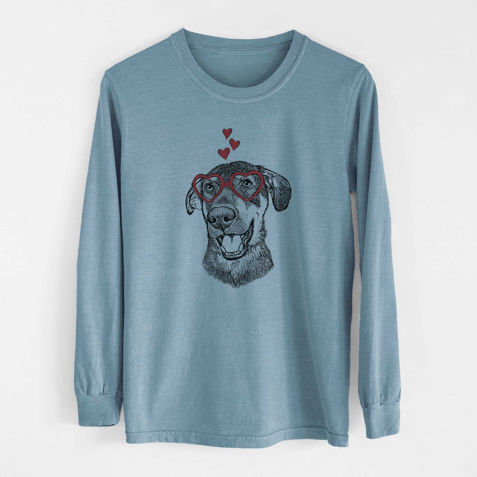 Valentine Jet the Mixed Breed - Heavyweight 100% Cotton Long Sleeve