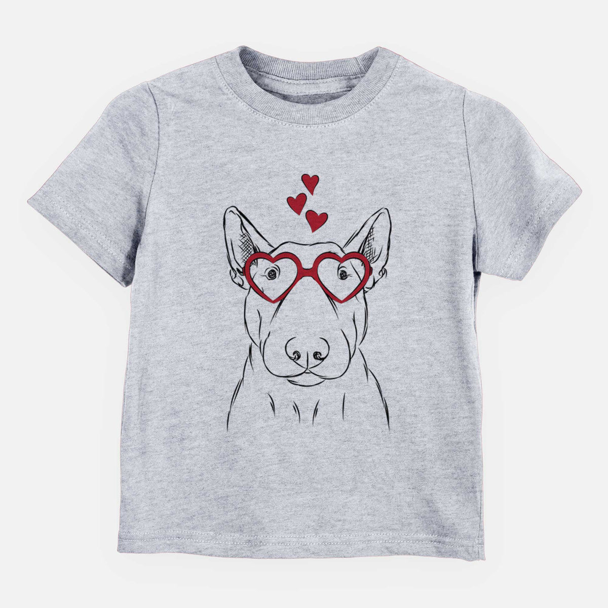 Valentine Jett the Bull Terrier - Kids/Youth/Toddler Shirt
