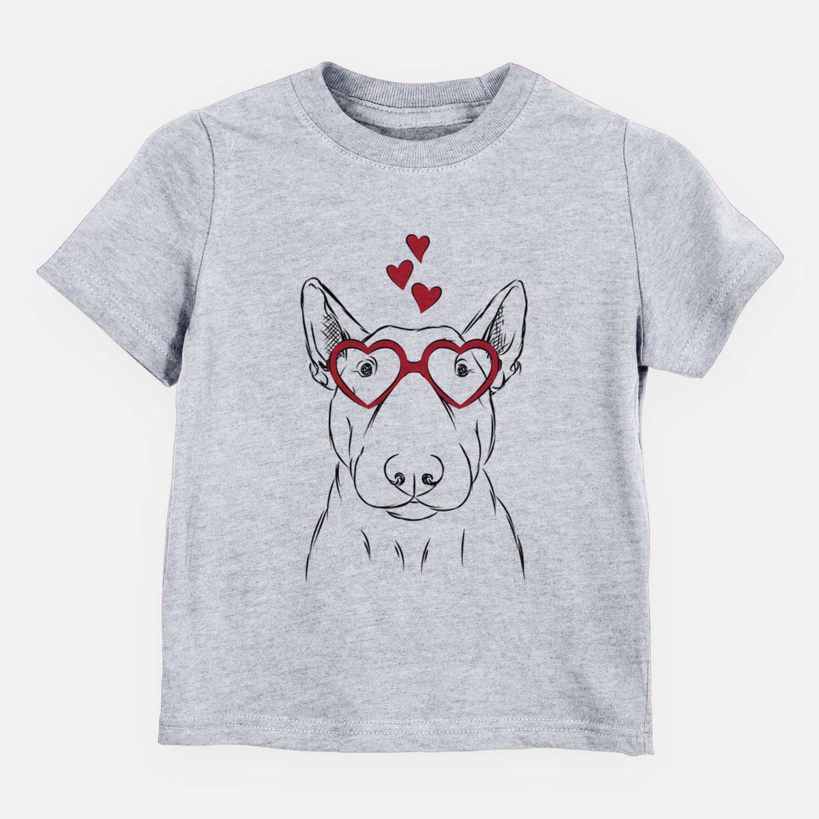 Valentine Jett the Bull Terrier - Kids/Youth/Toddler Shirt