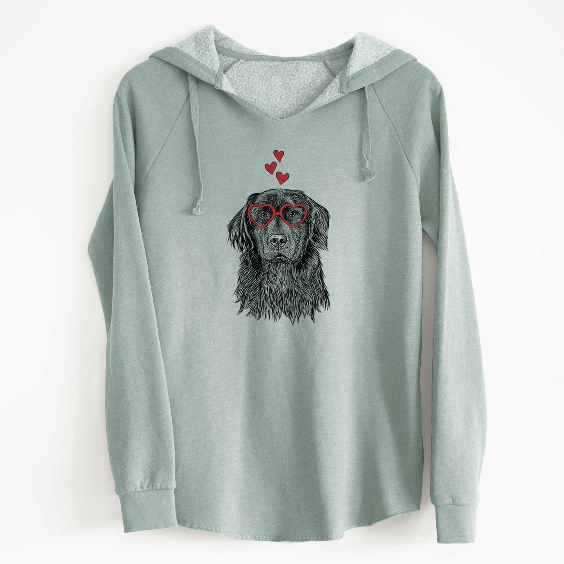 Valentine Jinx the Newfoundland - Cali Wave Hooded Sweatshirt