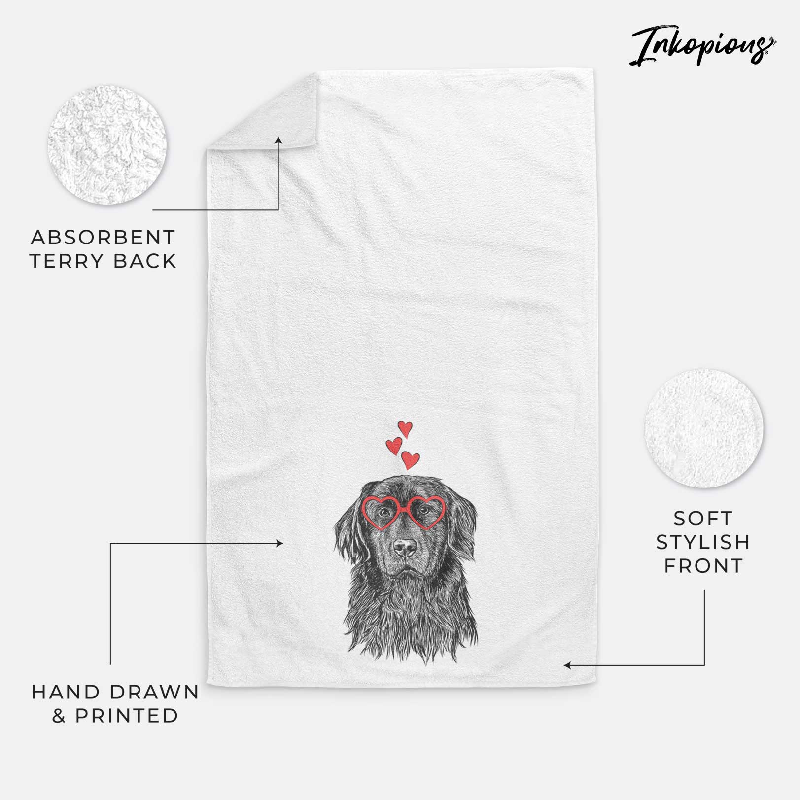 Jinx the Newfoundland Decorative Hand Towel