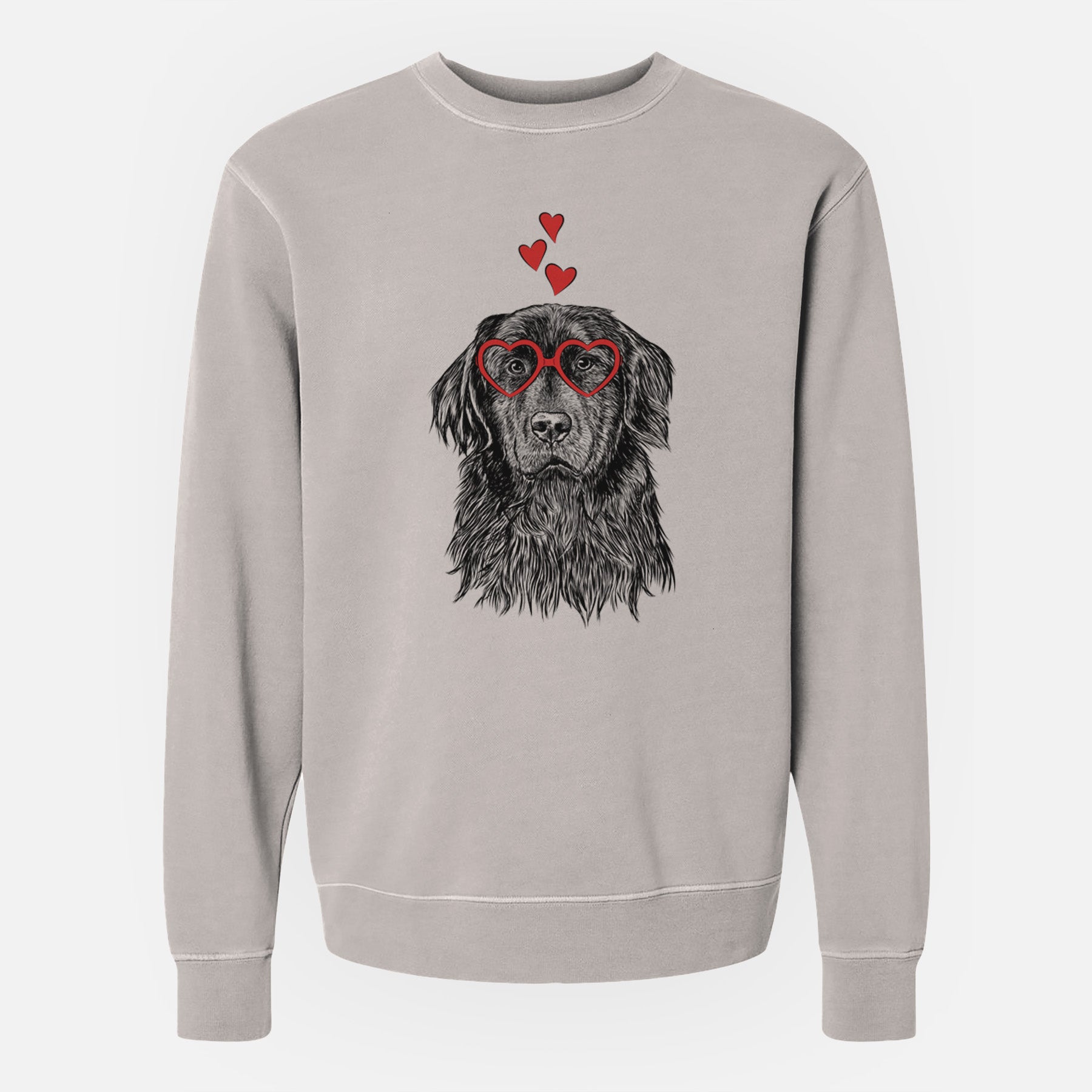 Valentine Jinx the Newfoundland - Unisex Pigment Dyed Crew Sweatshirt