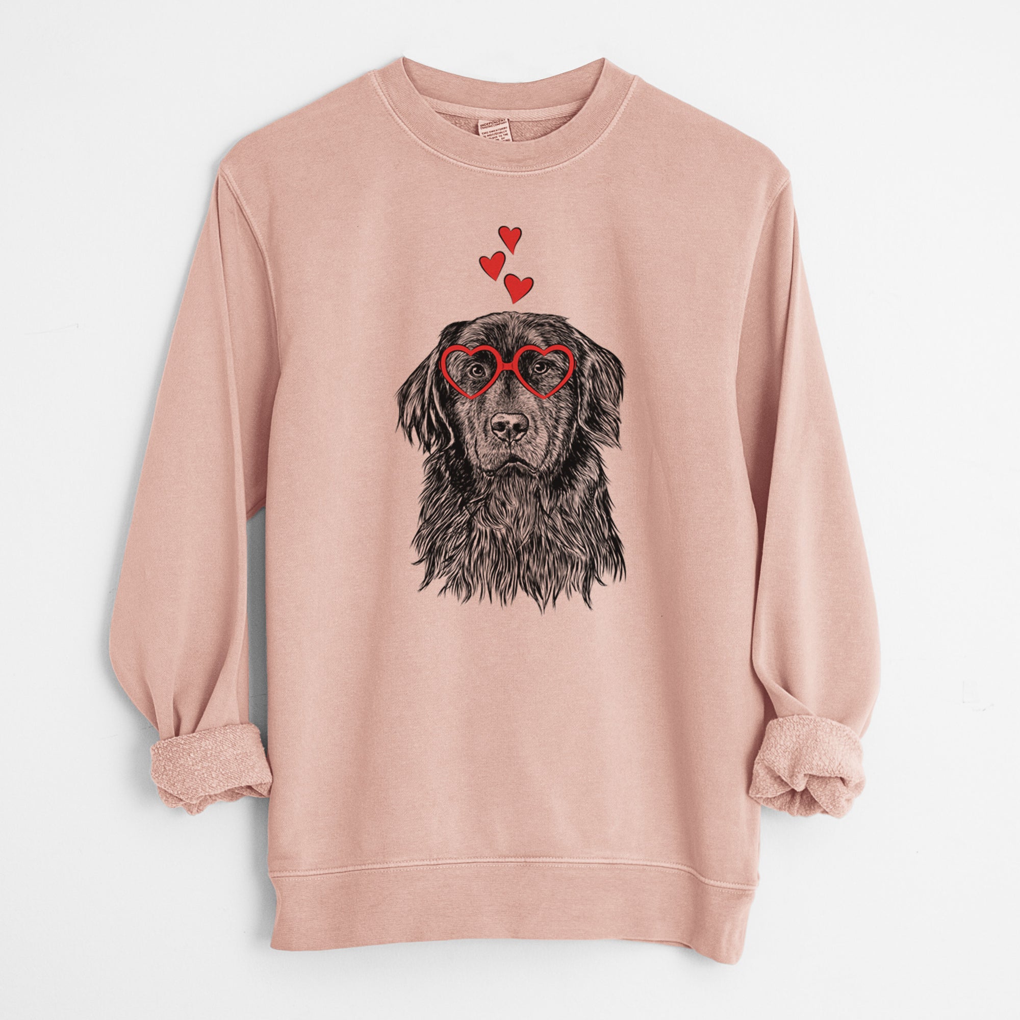 Valentine Jinx the Newfoundland - Unisex Pigment Dyed Crew Sweatshirt