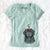 Valentine Jinx the Newfoundland - Women's V-neck Shirt